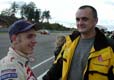 Stanislav Matejovsky with his son during the races AGROTEC 2002 EPILOG