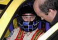 Michal Matejovsky in racing car Skoda Octavia for the first time